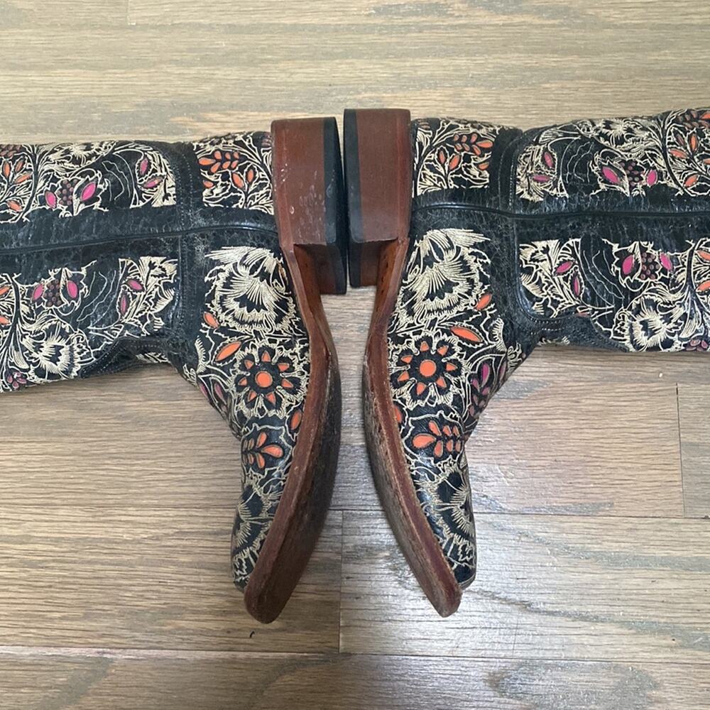 Johnny Ringo Western Boots Square Toe Size 7 - Picture 5 of 11